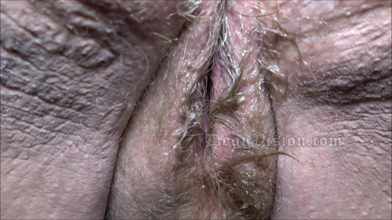DoggVision: Hairy BBW ass and pussy deepthroat creampie
