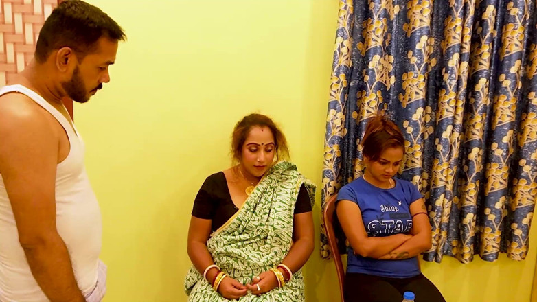 Xtramood: Stepmom fucked by a handsome guy in front of her...
