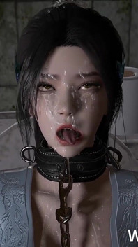 3D สาวเอเชียผอมบางน่ารักสุดเงียน โดนเย็ด BDSM เป็นครั้งแรก