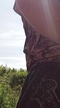 Jerking off Outside in Public