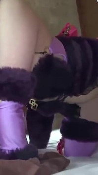 Japanese teen in cosplay gets fucked and creampied