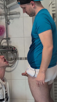 Piscio sportivo Scopata tra la doccia