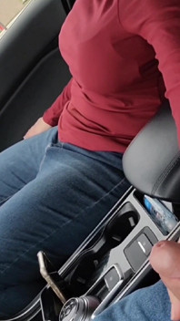 車内で振動するパンティーとチンポプレイ