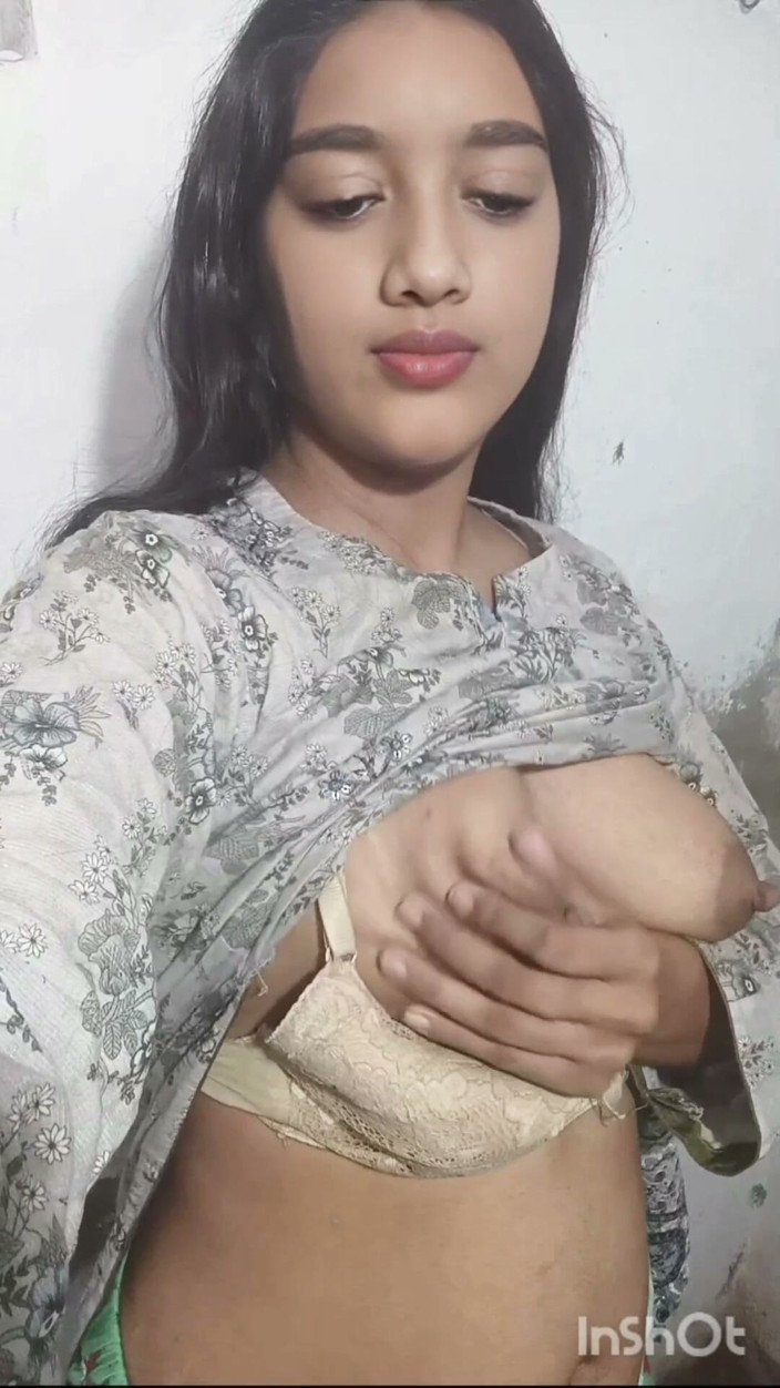 Naughty_Sana: Sexy Bhabi Getting Hot Fingering in Pussy Masterbating and Pressing...