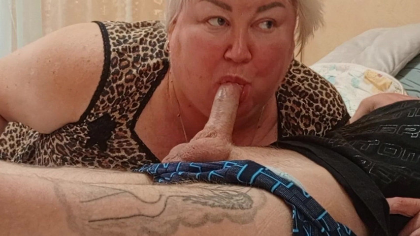 Neighbor Swallows a Mouthful of Cum After Sucking (Sweet July)