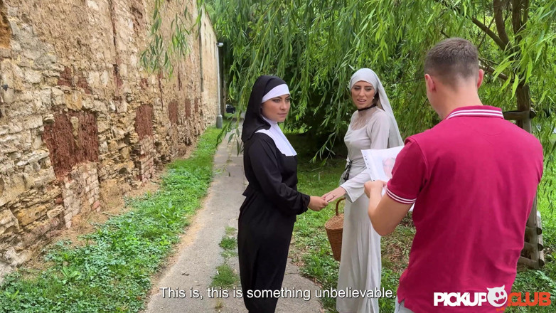 Pickup Club: Fundraising Nuns Will Do Anything for Donation: Fanta Sia, Christina...