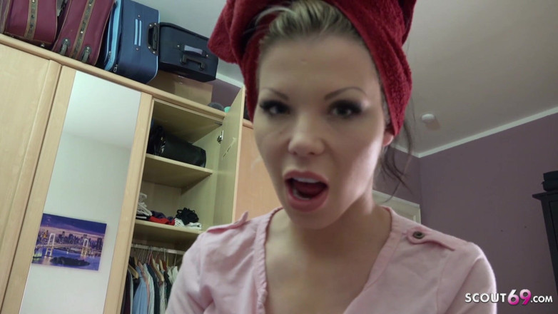 Scout69: Hot stepsister caught step brother jerk with her panties and...