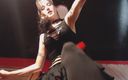 Pandora SG: Goth Foot stomping 2 - mini kjol fetisch