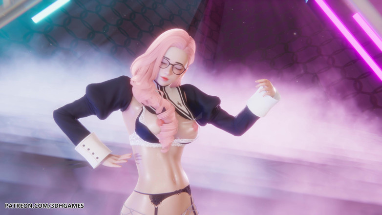 3D-Hentai Games: Love it - เซราฟินเปลื้องผ้าเซ็กซี่