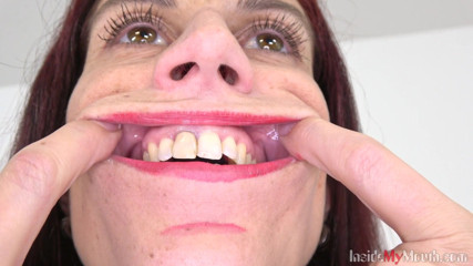 Inside My Mouth: Mouth fetish clip with ali bordeaux fullhd - Inside my mouth