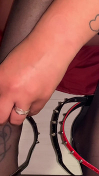 Dedicato ai feticisti di Caviglie sexy in tacchi alti