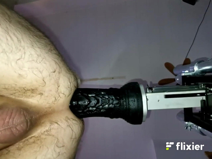 Fuck machine massaker: Mr. Hankey's Dragon Dildo Xl Full Insertion Doggy Anal Fucking...