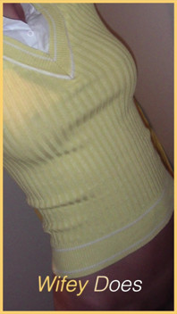 Wifey Looks Perfect in This Yellow Shirt