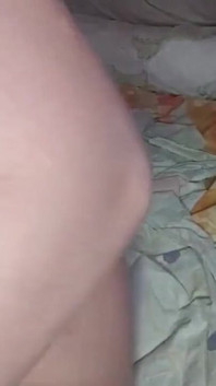 Anální hra a výhřez v černých punčochách