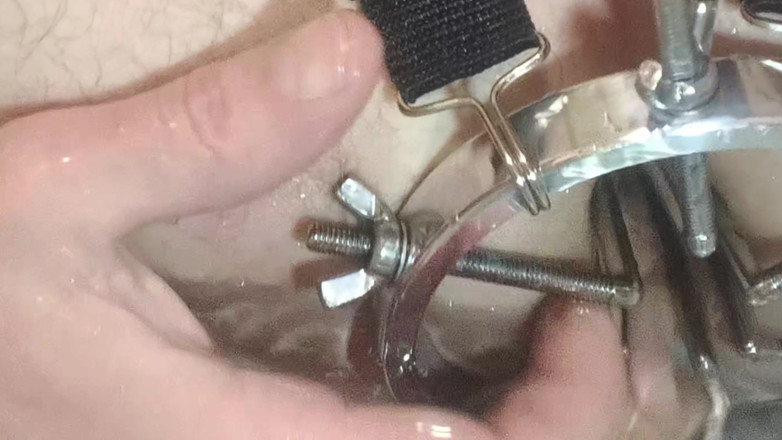 SergeyToys: Einlauf, Analdusche. Nahaufnahme durch den Analspiegel. Anal mit Wasser. Anal...