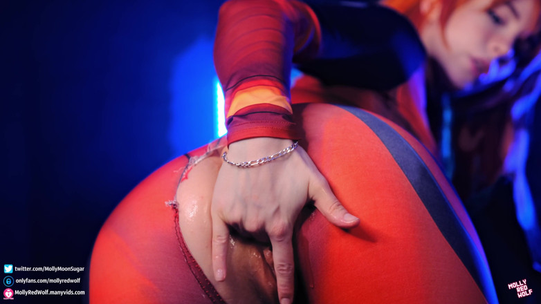 MollyRedWolf: Asuka Langley 4K! Двойное проникновение и большие игрушки