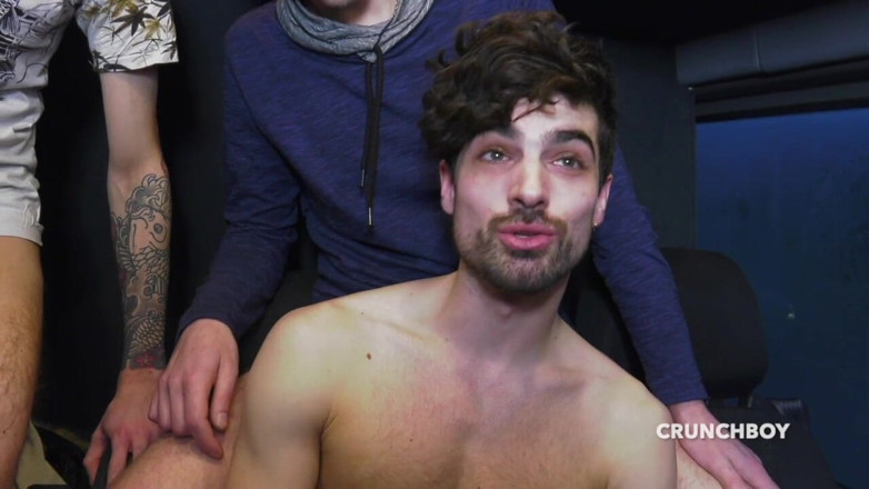 Crunch Boy: Amazing orgy in a bus in Paris