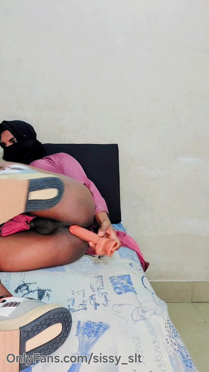 Sissy Slut Simran: Hijabi muzułmanin Hijda Kinner Ladyboy