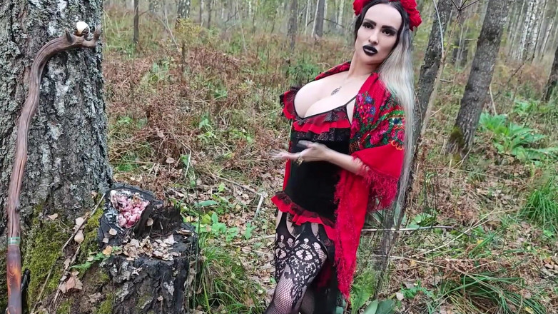 Princess18_: Лесная Ведьма Выполняет Ритуалы, Соблазняет Мужика И Трахает Его