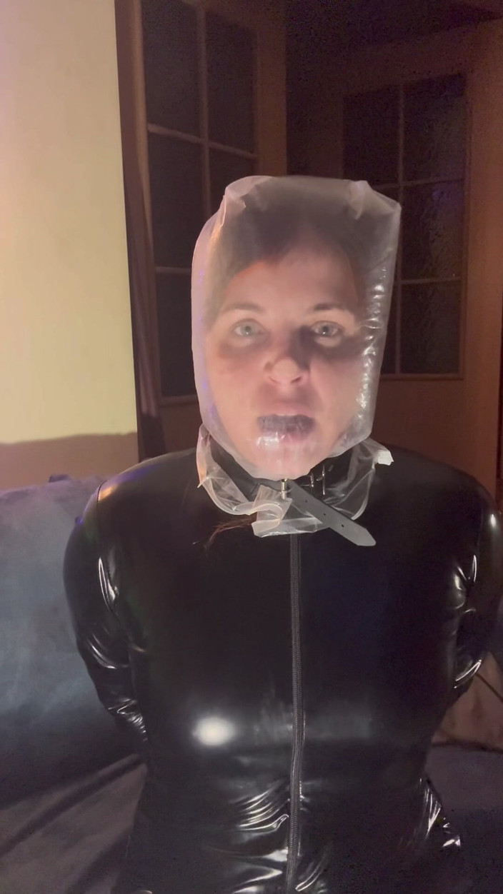 Elena917: Sıkı plastik torba ve lateks