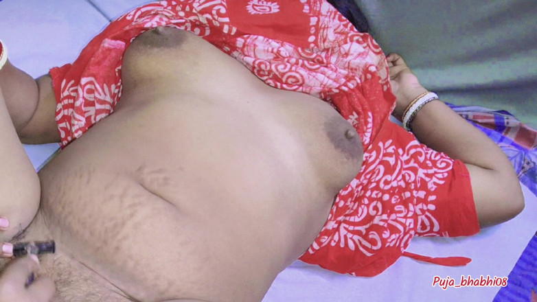 Puja_bhabhi0: Bà dì xinh đẹp puja lồn cắt tóc âm thanh tiếng Hin-di