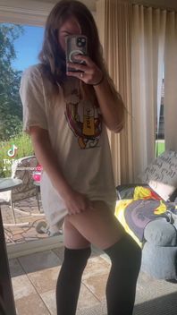 2023 August Tiktok Evasummers15 Striptease Petite PAWG Blonde