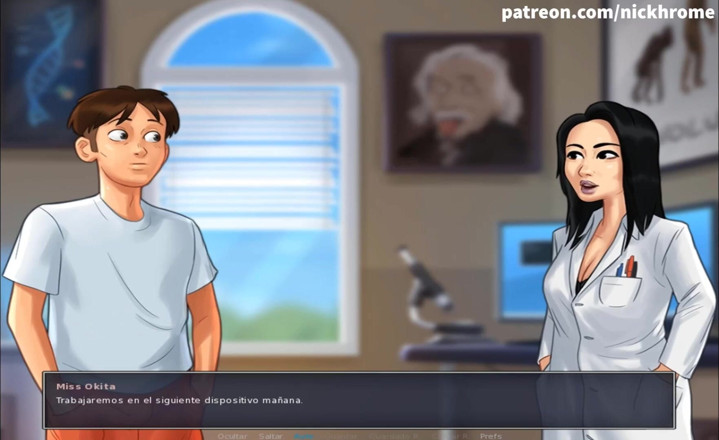 Cartoon Universal: Summertime Saga ตอน 156 - ครูเอเชียตรวจควยใหญ่ของฉัน (ซับสเปน)
