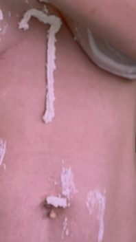 Wifey Loves to Clean Her Perfect Tits