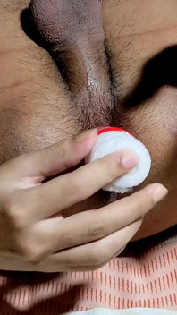 Homemade Ass Gaping with Toy