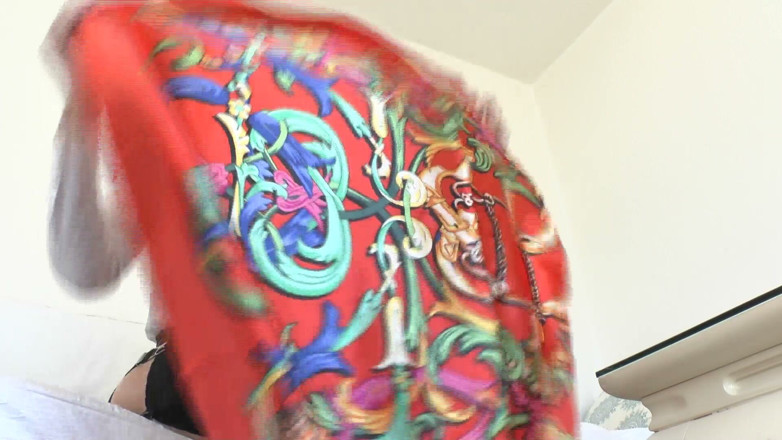 Lady Victoria Valente: Destroying Shiny Satin Scarves! Watch and Cum All Over the...