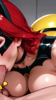 Festa Do Iogurte: 3D Comic Latex Vigilante POV (4k, Sem Censura Ai Hentai)