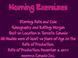 The Great Canadian Male: Mornig excersize