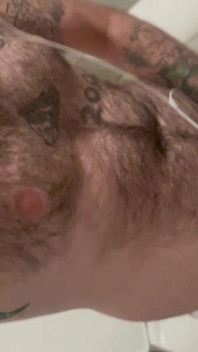 Stroking in the Bathroom