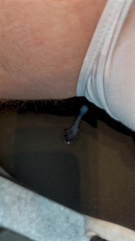 Frenulum Orgasm and Cum by Rubbing My Dick Through My Briefs