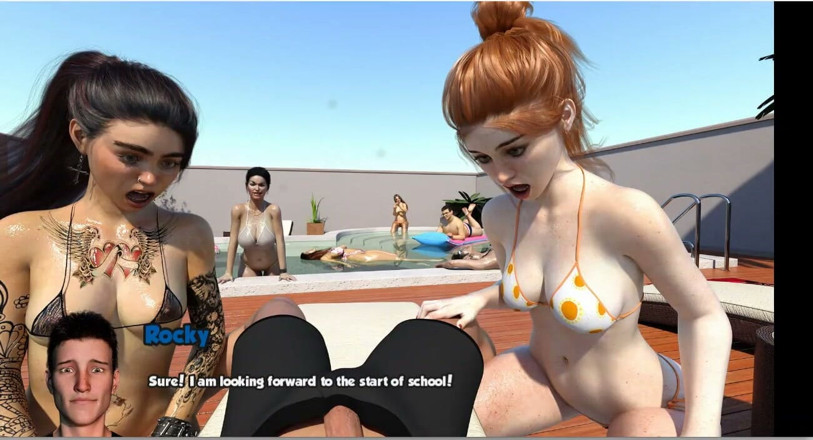 XXX Games Bunk: Area 69 - gameplay - gioco di ruolo - festa in piscina