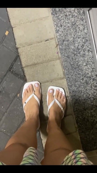 New French Pedicure Available for Customs and Video Chat