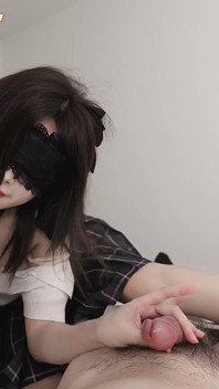 [füße] Jk uniform college mädchen footjob, sperma auf höschen und füßen