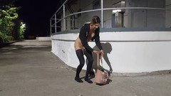 sweetfeet29: Возбужденная с вибратором на улице