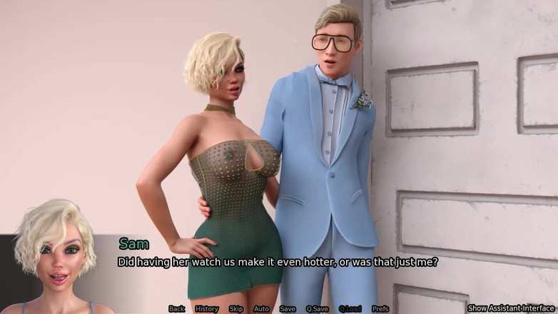 Studio-77: 继妹肛交 - 性爱机器人色情游戏