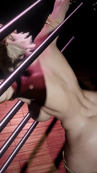 핫한 금발 엘프 BDSM 폰딩