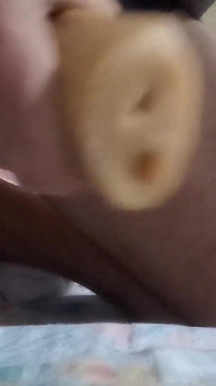 The Boy with the Black Glove Stretches His Penis with a Prosthesis, but Prefers a Rubber Pussy!