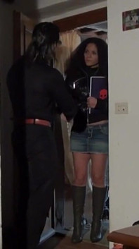 A very sexy teen journalist is seduced by the muscular Davide who has become a famous fucker who loves pussy