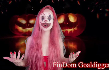 FinDom Goaldigger: Taglio delle palle di halloween