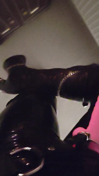 Full Latex Moments Before I Fuck Your Pussy with My Strap-on - Mistress Julia