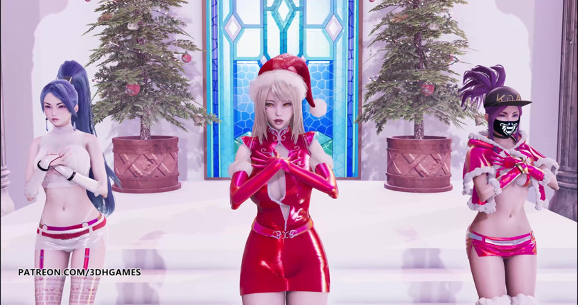 3D-Hentai Games: [MMD] Alles wat ik wil voor Kerstmis is jij Ahri...