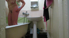 SexyAnka: Krásná dáma v koupelně. s rozhovory v ruštině