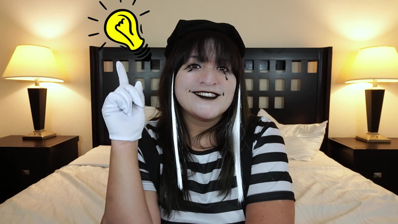 VickyVixen: Mime jalang cuba membuatkan lelaki tersenyum