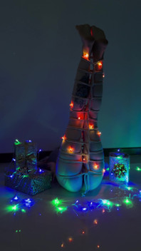 Just Me Pretending to Be Your Christmas Tree P.s. Feet Lovers Might Really Enjoy the Tease
