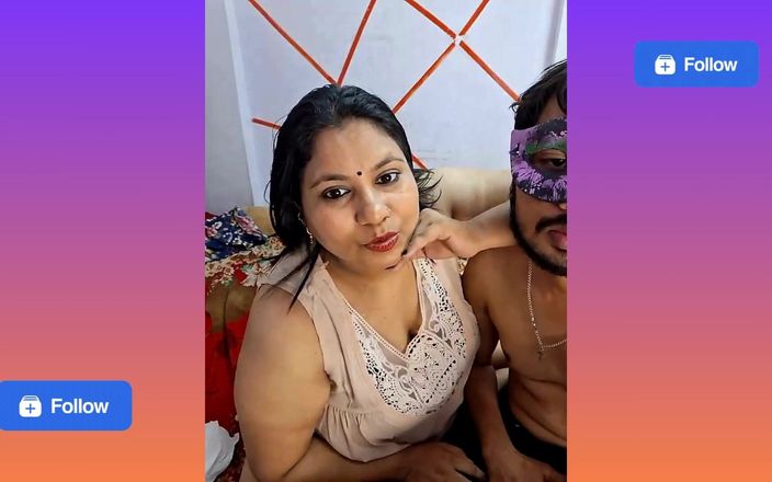 Randi Riya: Desi indiana india con amante di notte P1