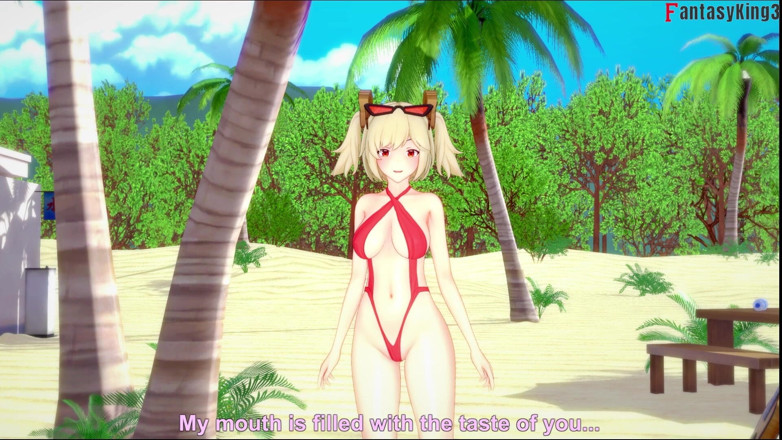 Fantasy king: Burnice Bikini Boquete na Praia - 1 - Zenless Zone Zero (zzz)